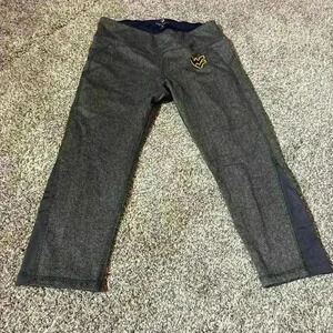 Colosseum Own The Stands Active College Crop Leggings -WVU Size M